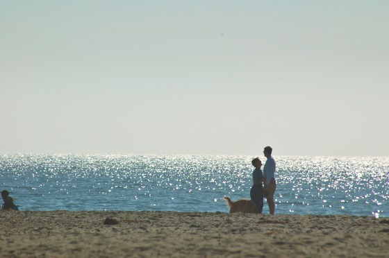 couple on beach
